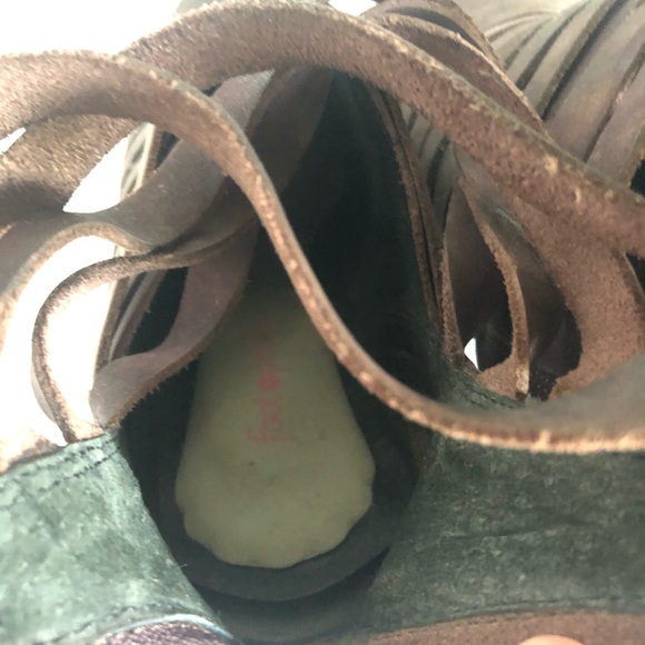 Free People Strappy Ankle Boots 9.5 - Picture 6 of 9